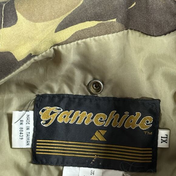 Vintage Gamehide Flyway Camo Jacket Men Large 3 In 1 Duck Hunting Waterfowl (XL) - Picture 8 of 16